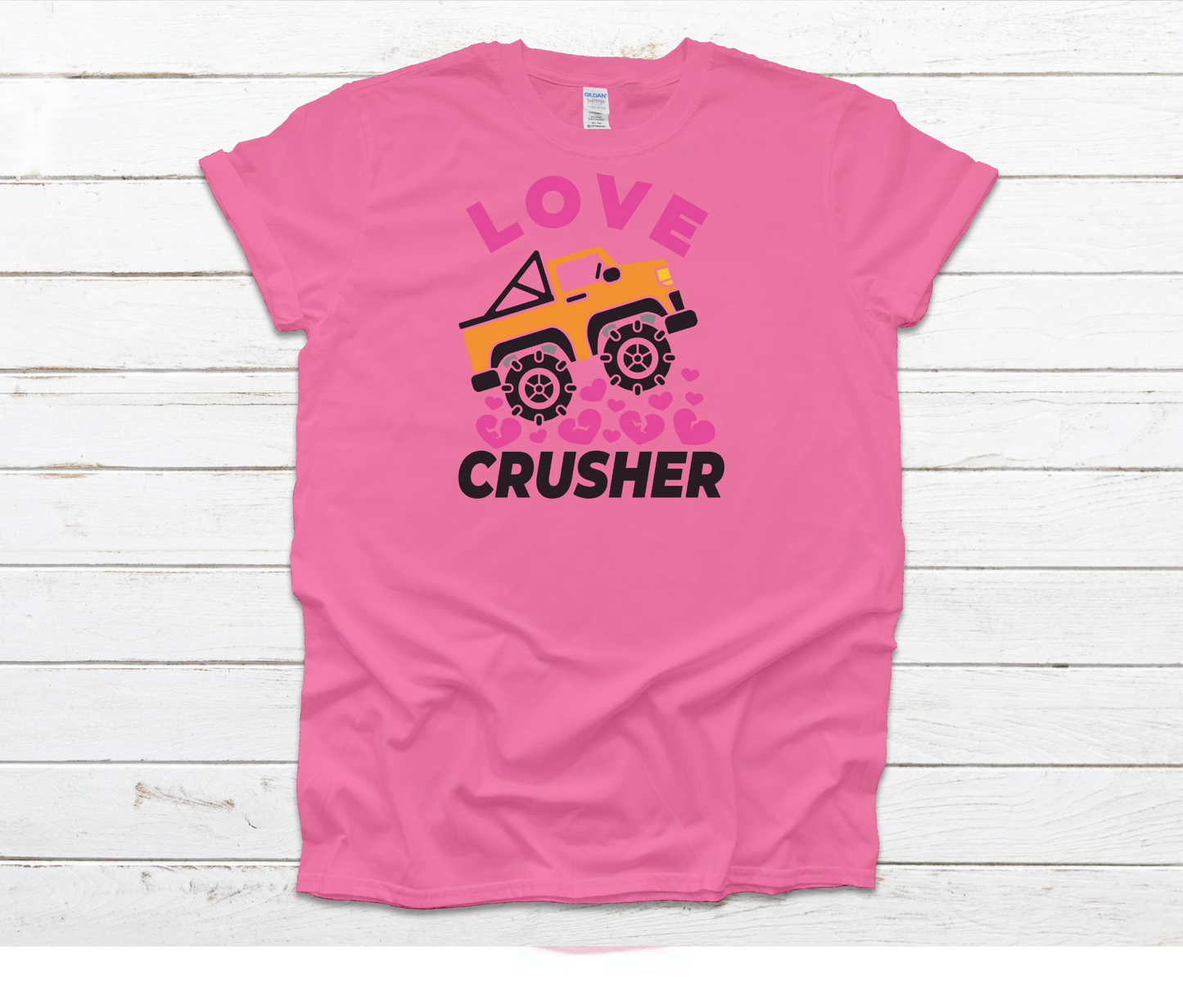 Love Crusher Monster Truck Shirt