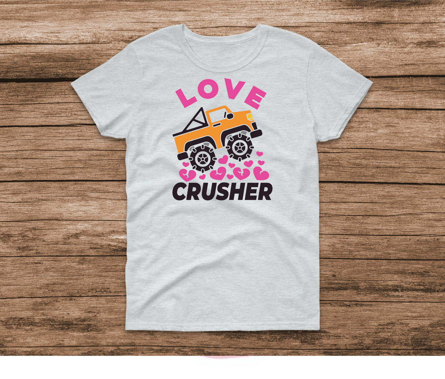Love Crusher Monster Truck Shirt