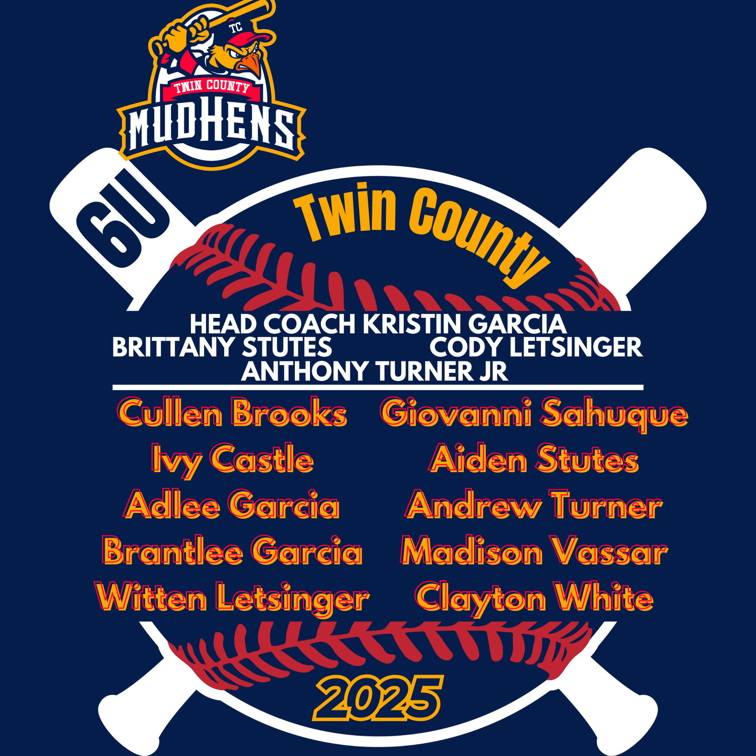 Mudhens Twin County 6U 2025