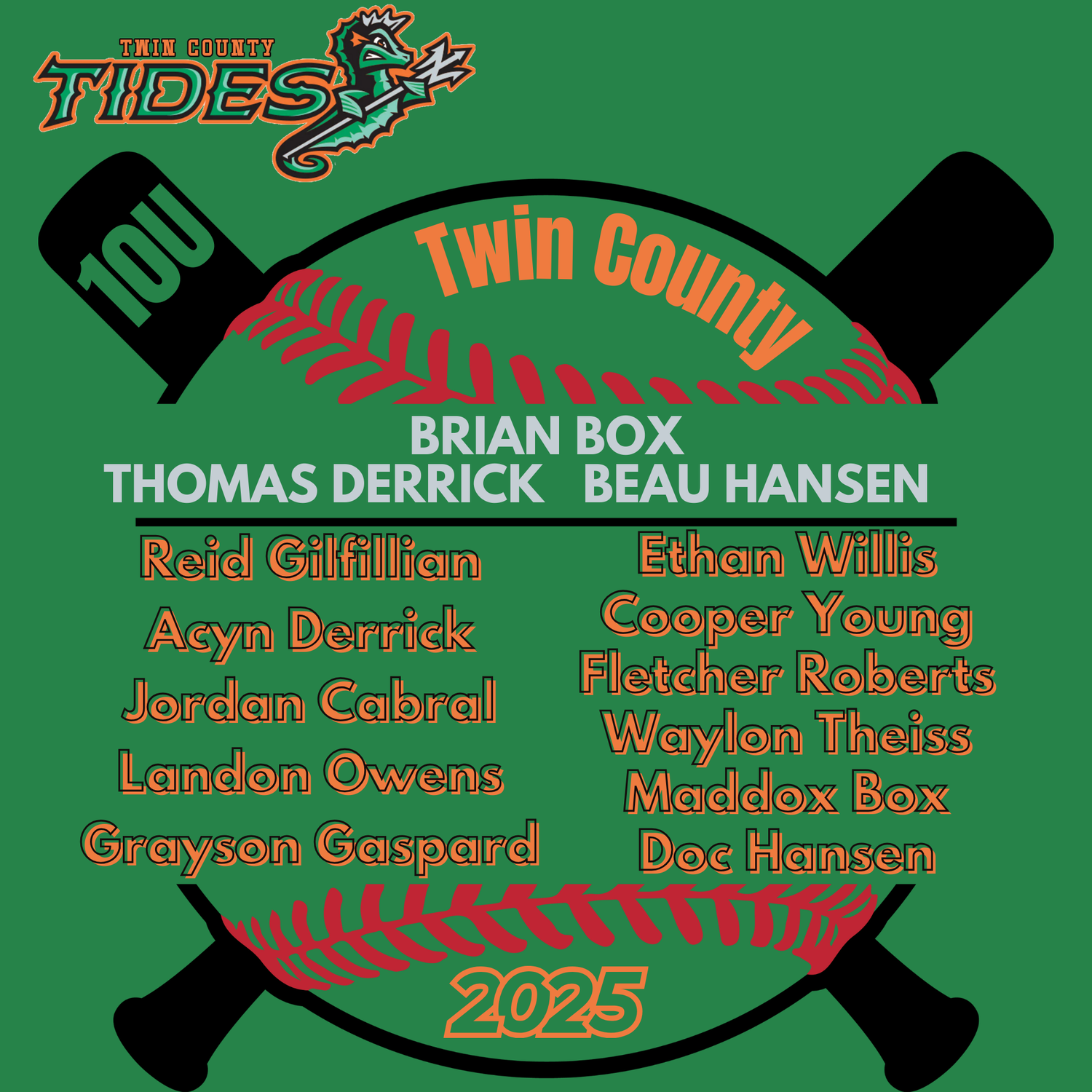 Tides 10U Twin County 2025 Baseball