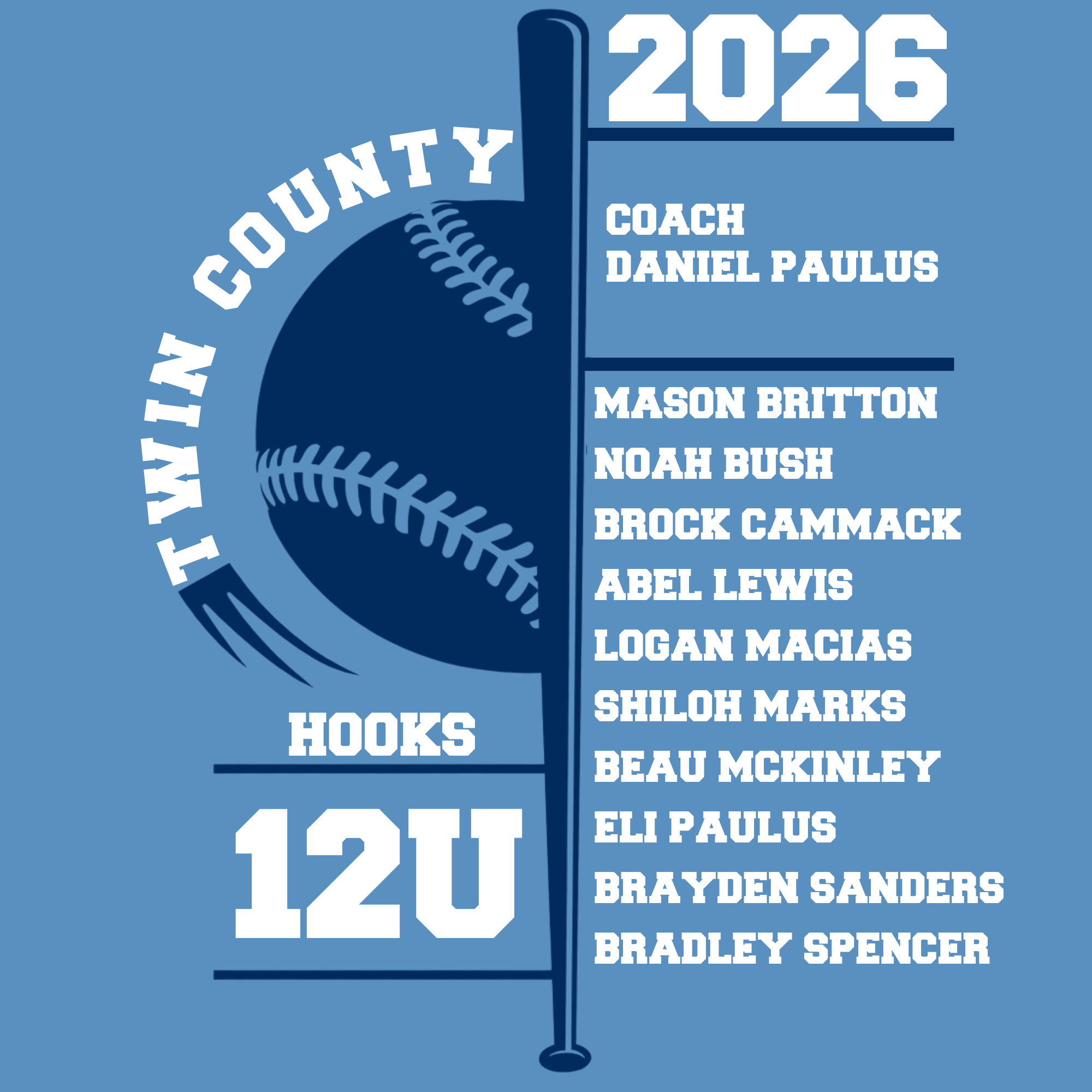 Hooks 12U Twin County 2026
