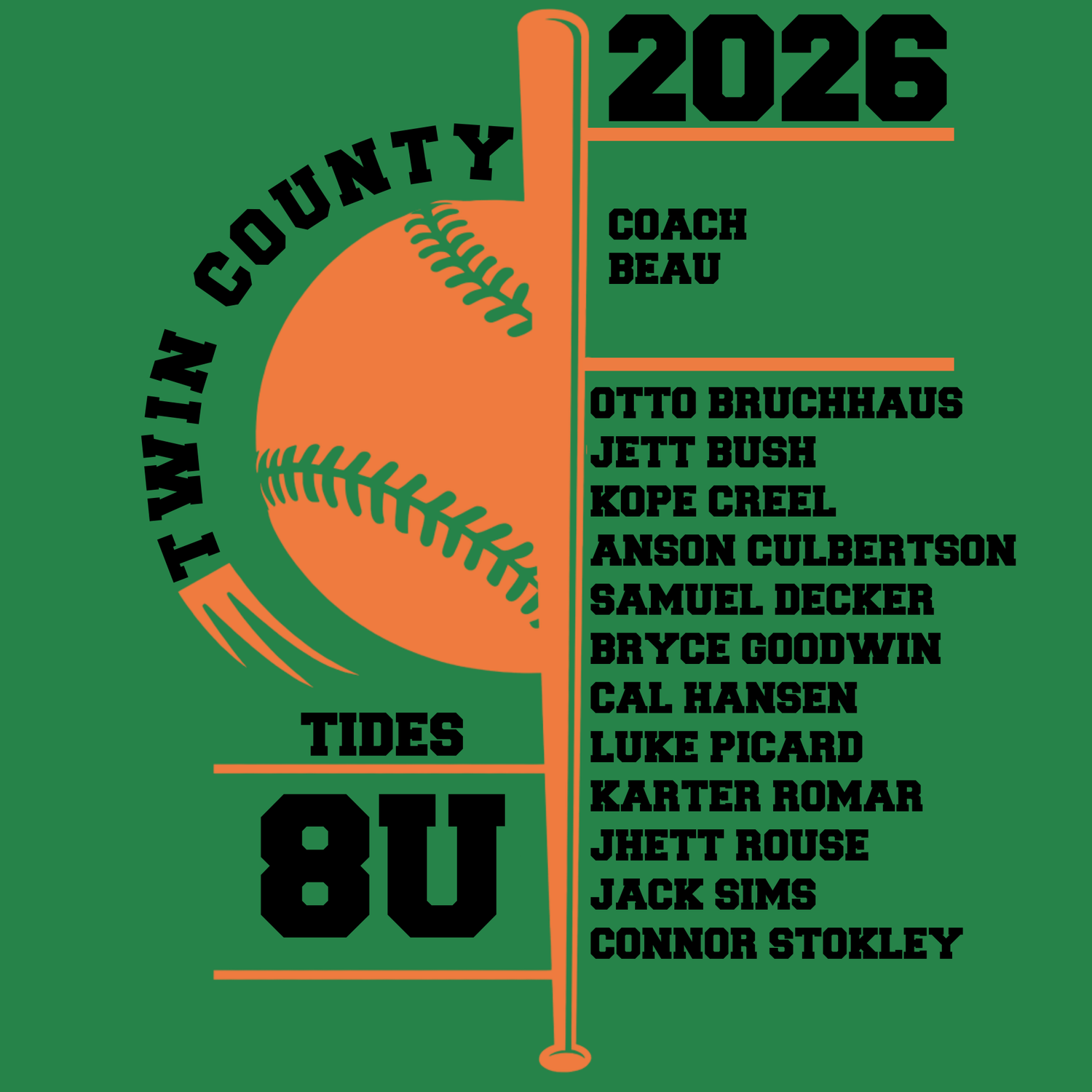 Tides 8U Twin County 2026