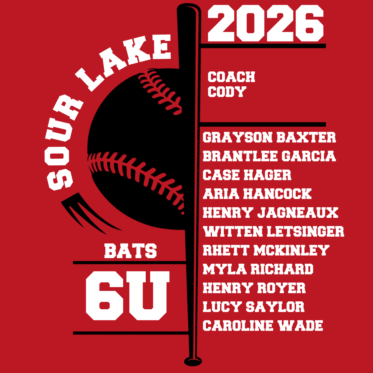 Bats 6U Twin County 2026