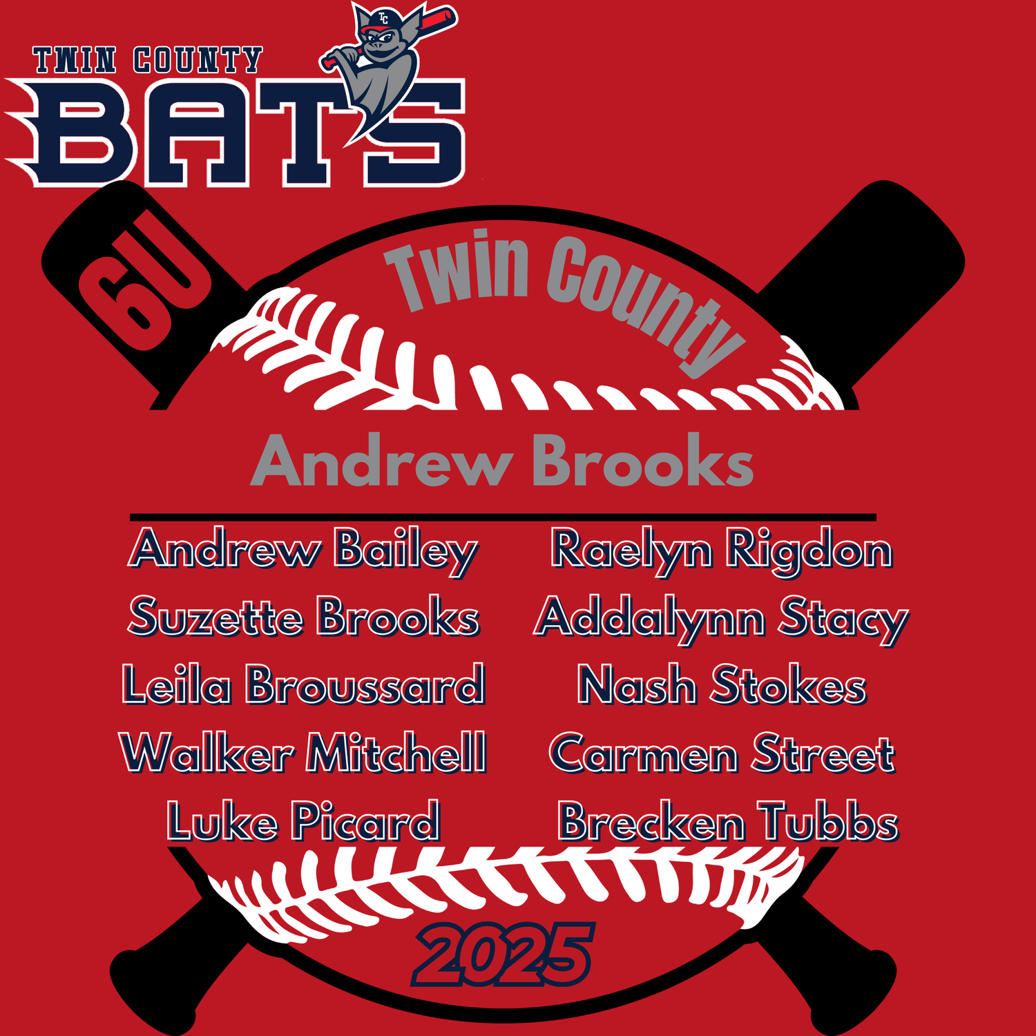 Bats 6U Twin County 2025