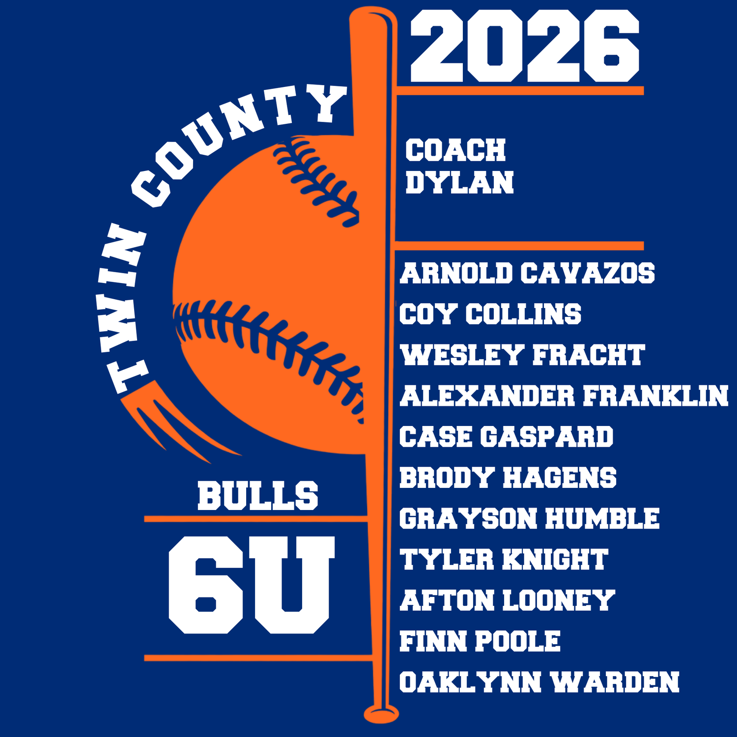 Bulls 6U Twin County 2026