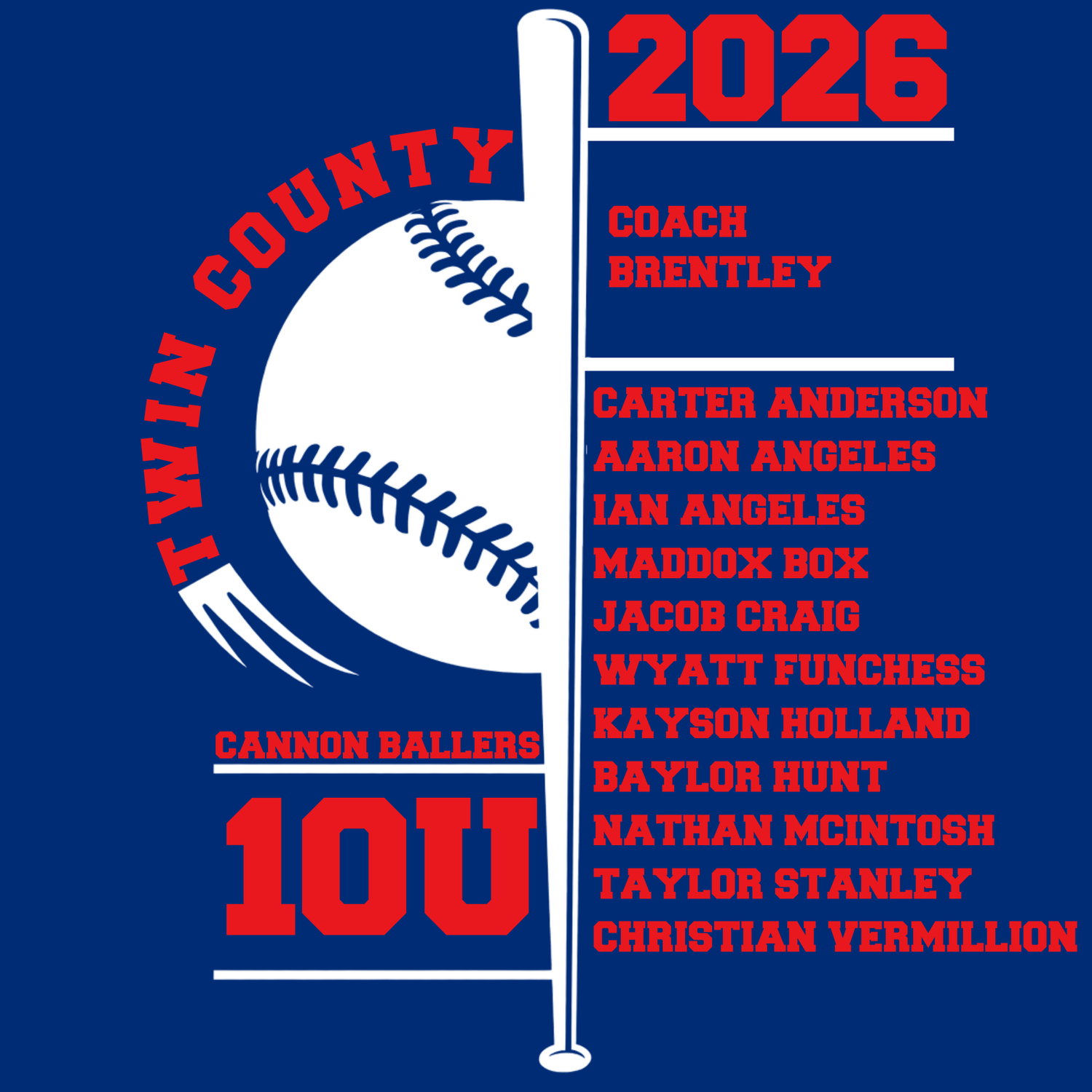 Cannon Ballers 10U Twin County 2026