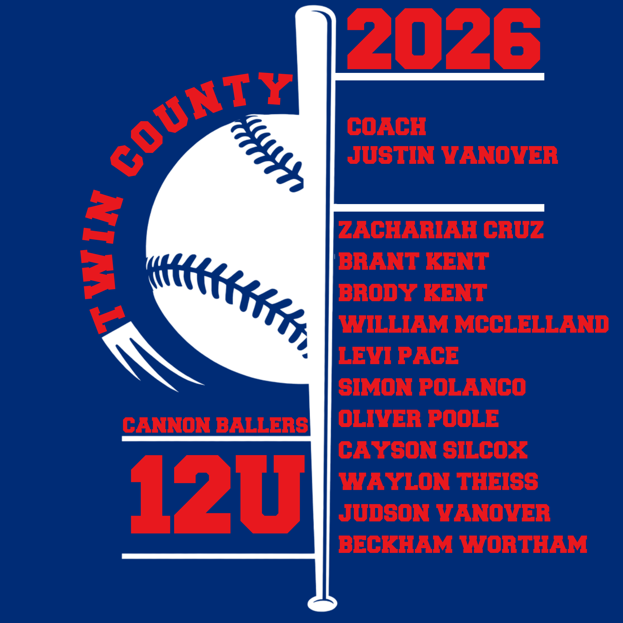 Cannon Ballers 12U Twin County 2026