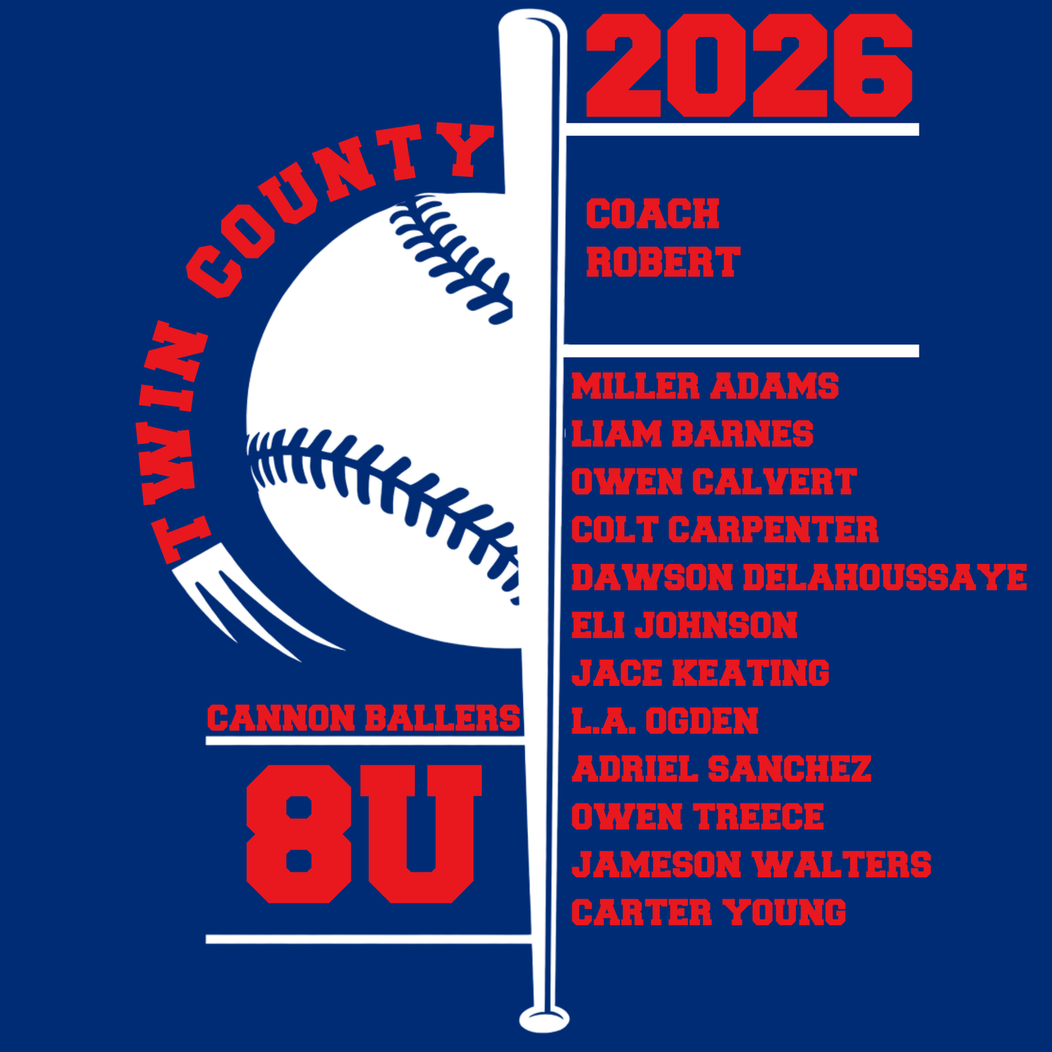 Cannon Ballers 8U Twin County 2026