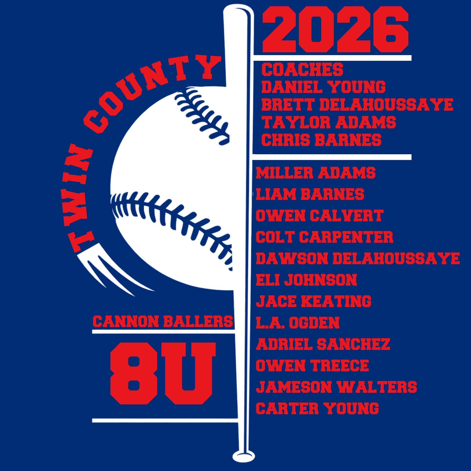 Cannon Ballers 8U Twin County 2026