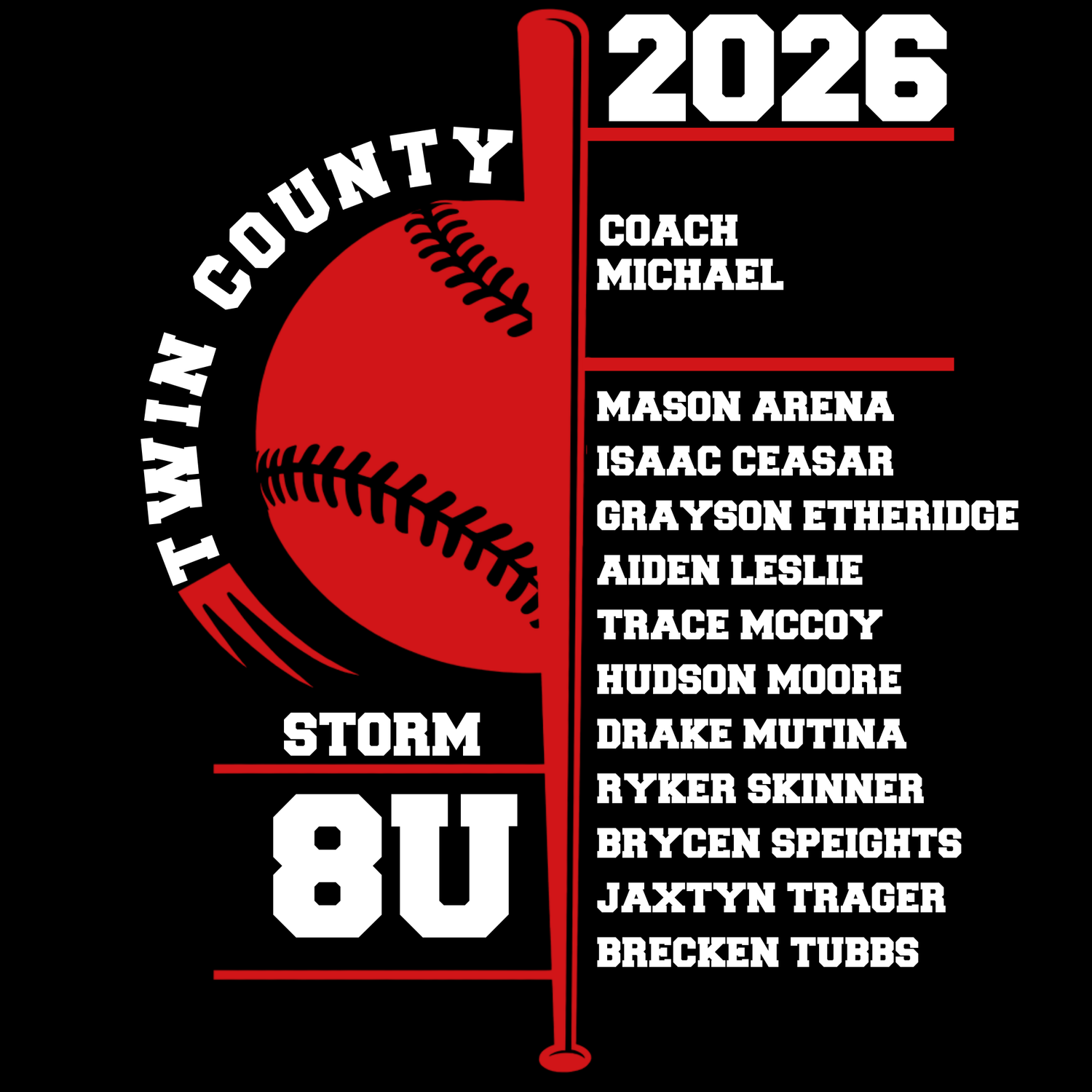 Storm 8U Twin County 2026