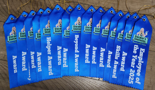 Custom Blue Ribbon Award