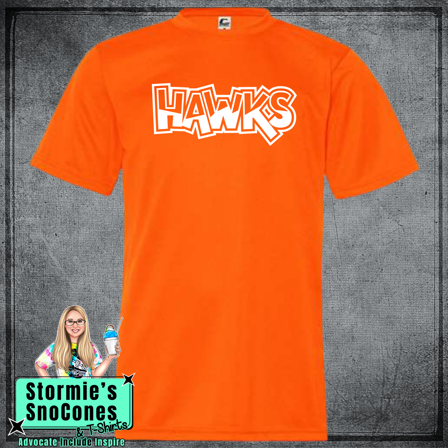 Hawks Graffiti Field Day - Color Wars Spring 2026 Orange DRY FIT