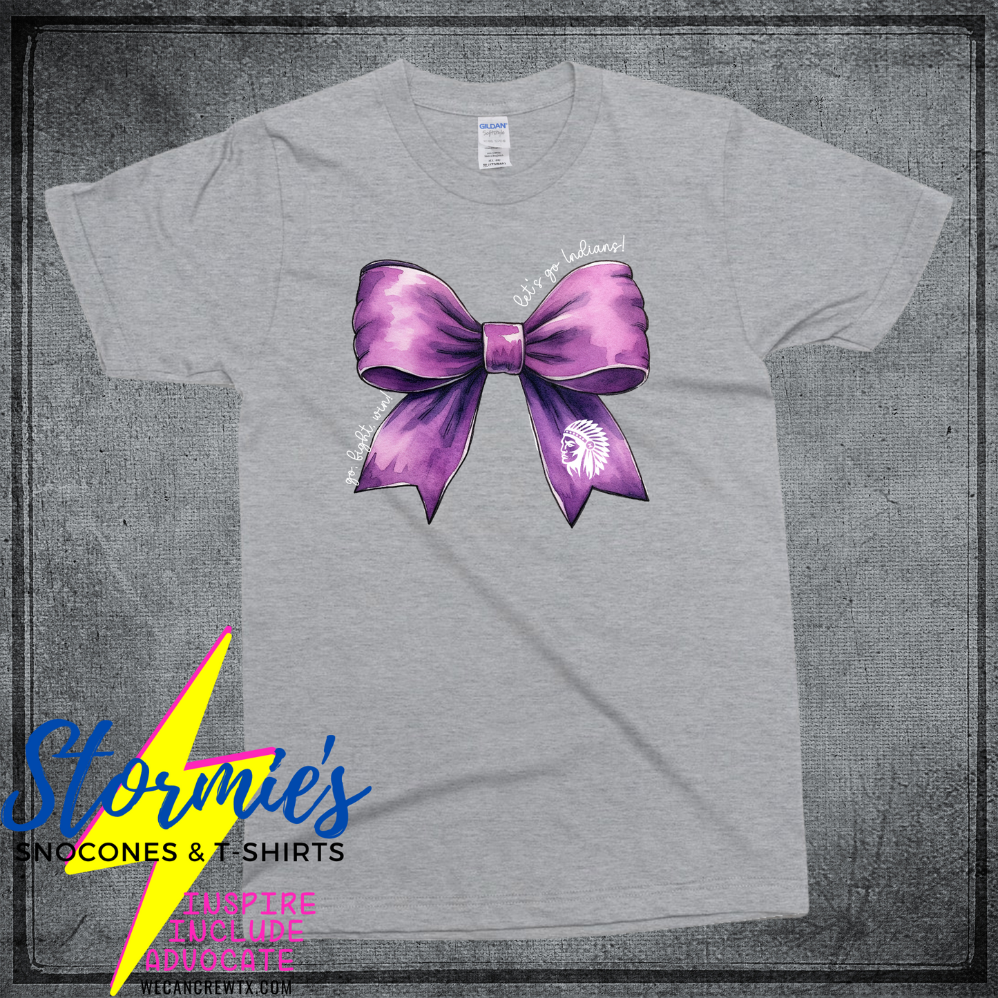 Port Neches Indians Coquette Bow Shirt