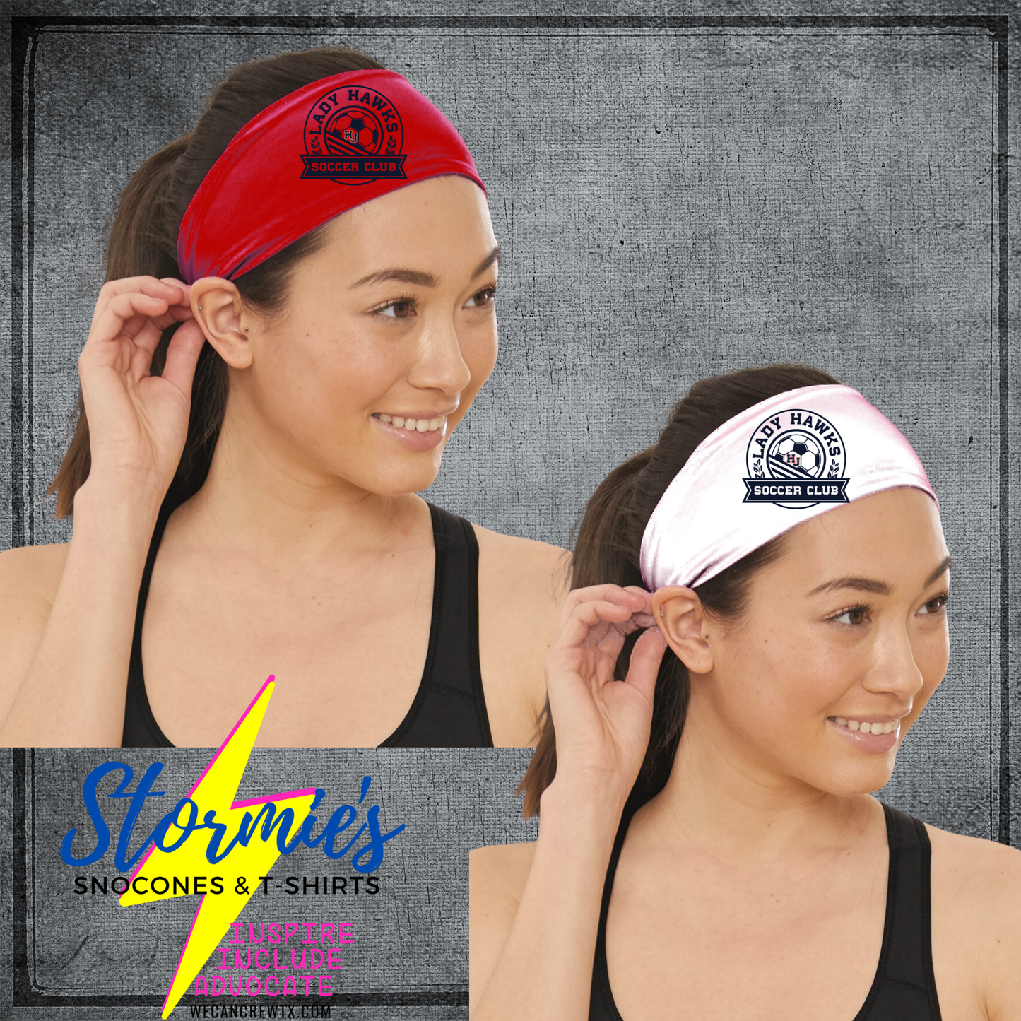 Lady Hawks Soccer Club 2025 Headband