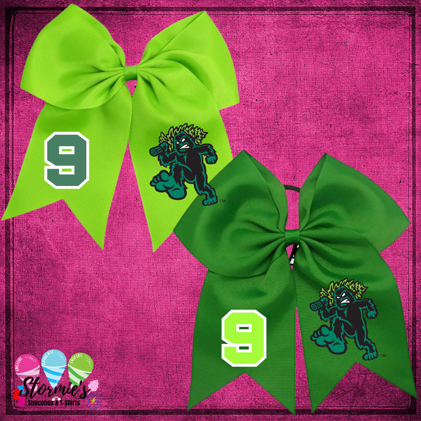 Emeralds Hair Bow