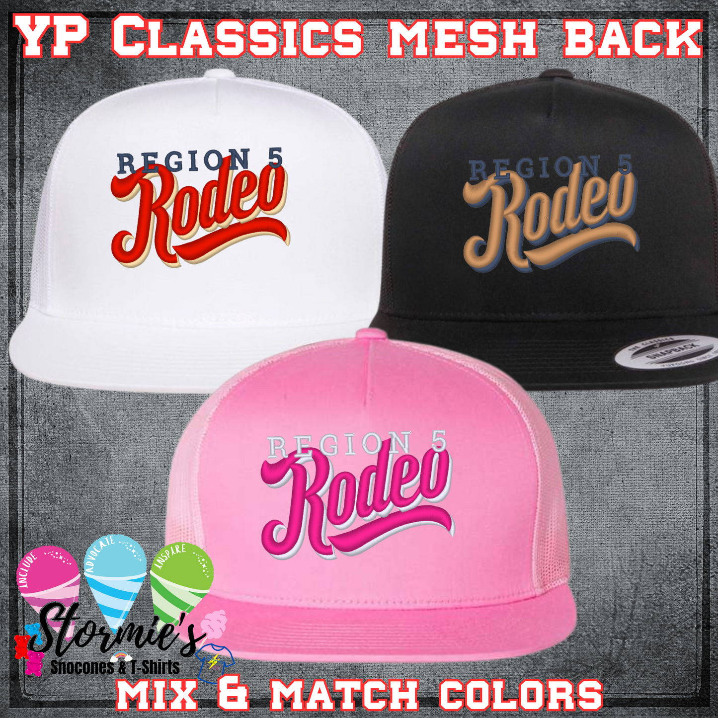 Region 5 YP Classics Flat Bill Mesh Back Embroidered Hat