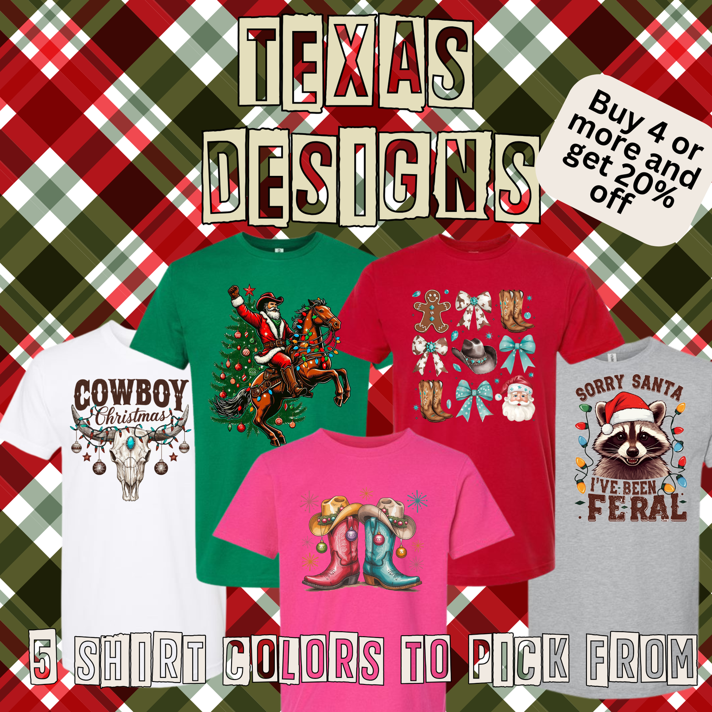 Texas Spirit Days Shirts - 12+ Options