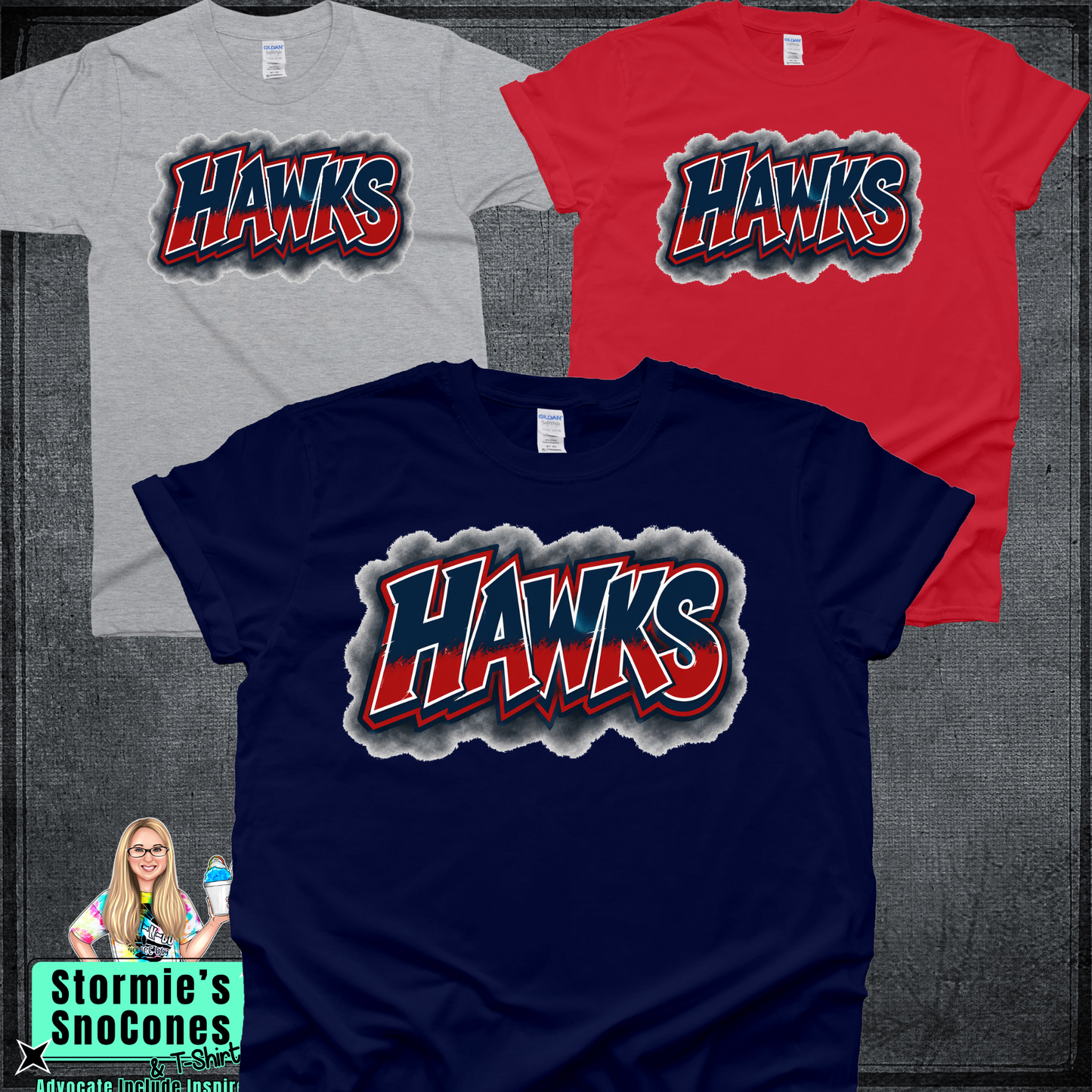 Hawks Graffiti Tshirt