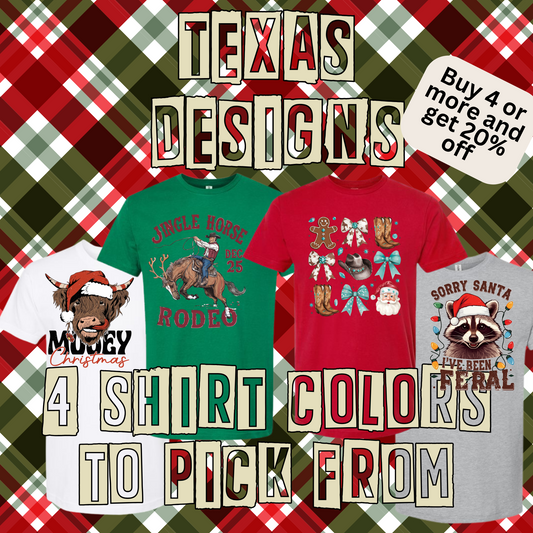 Texas & Other Spirit Days Shirts - 12+ Options