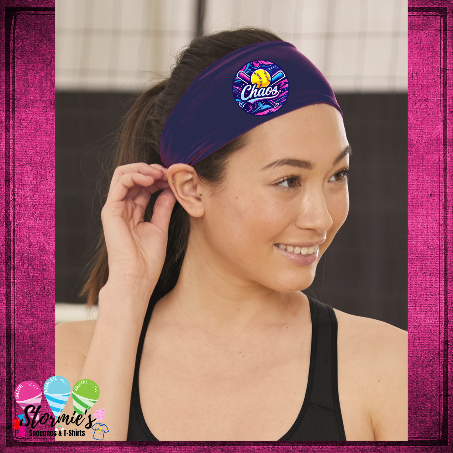 Chaos Navy Headband