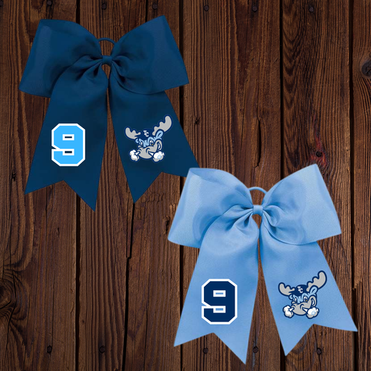 Blue Rocks Hair Bow