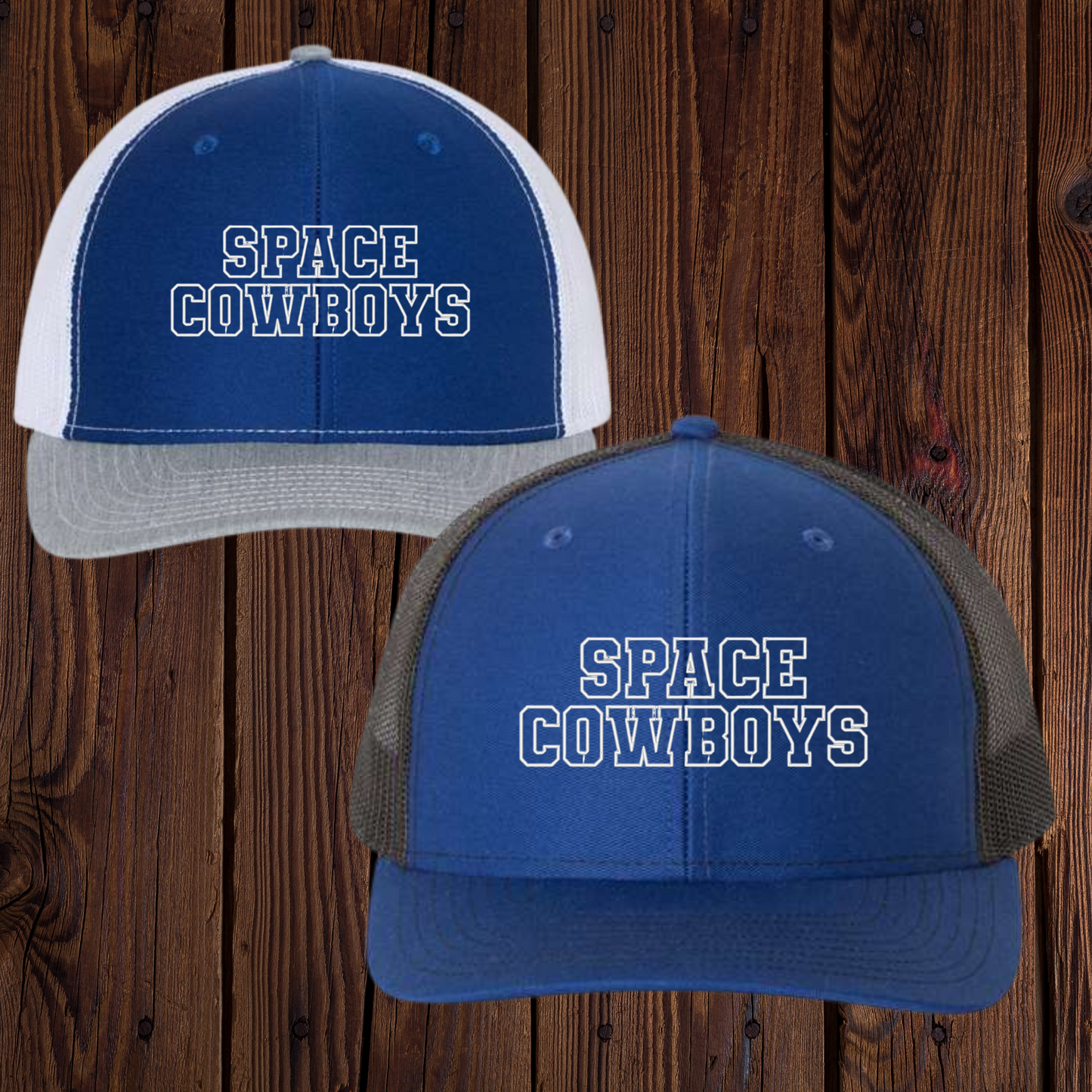 Space Cowboys Varsity Richardson Mesh Back Embroidered Hat - PICK UP ONLY