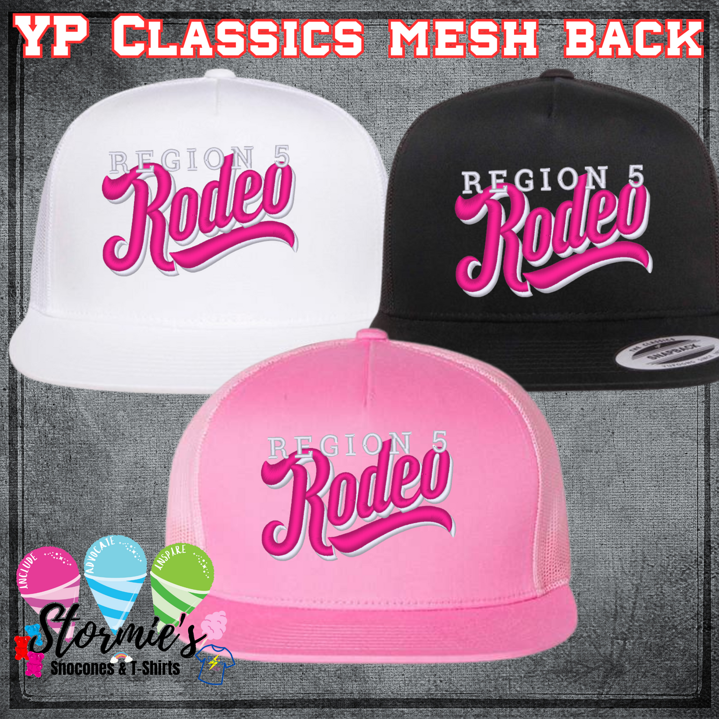 Region 5 YP Classics Flat Bill Mesh Back Embroidered Hat