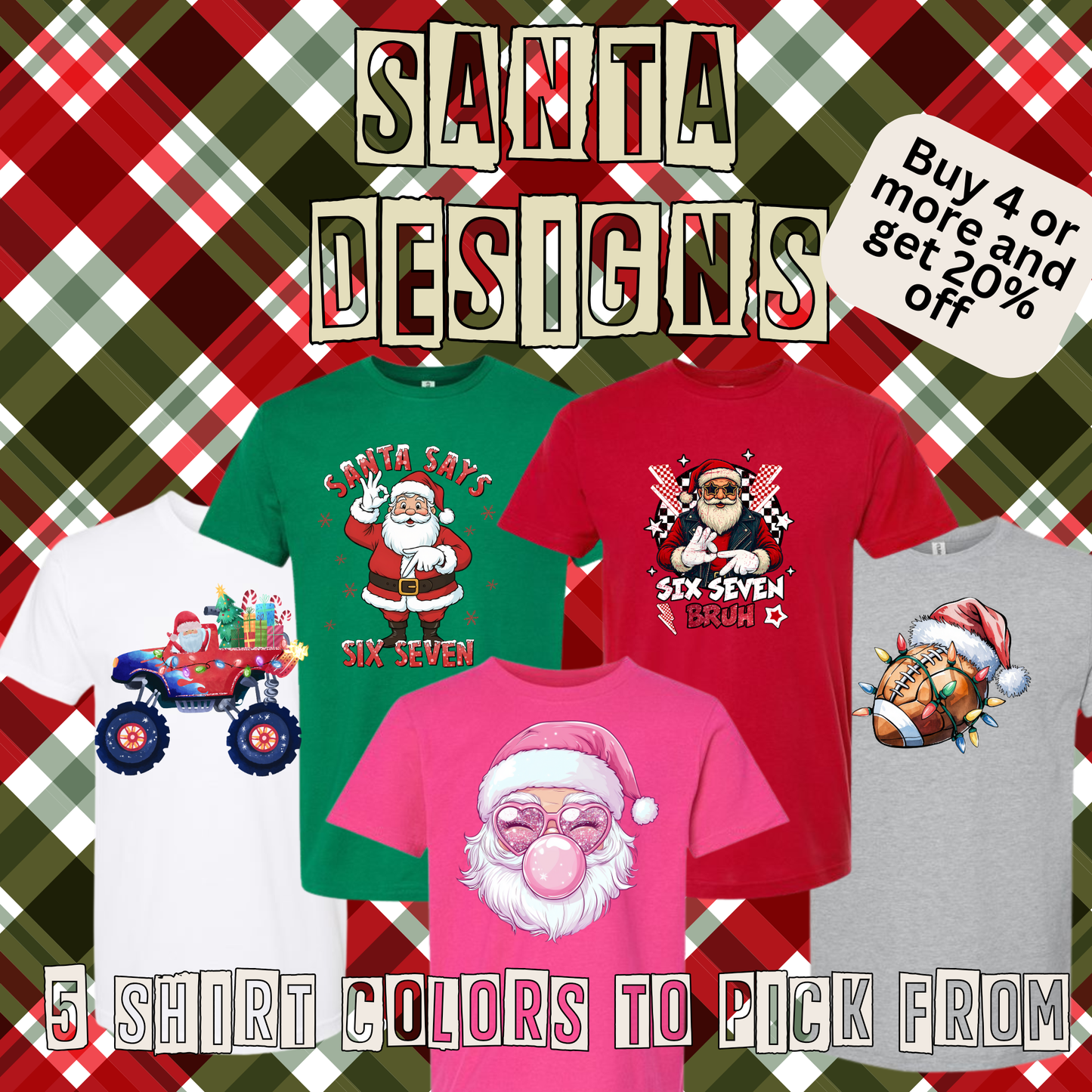 Santa Spirit Days Shirts - 12+ Options