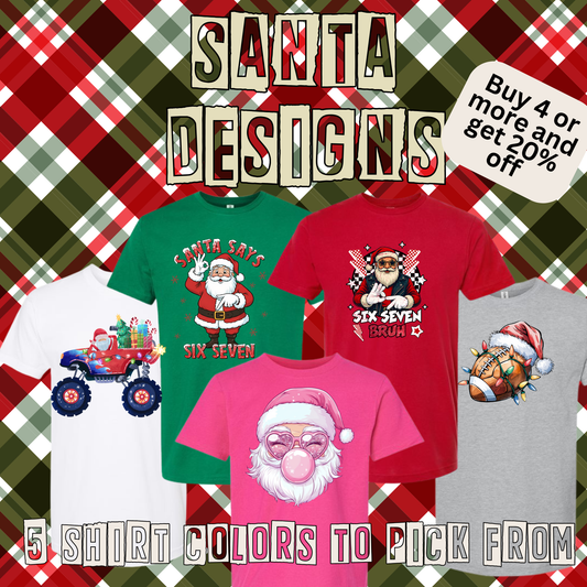 Santa Spirit Days Shirts - 12+ Options