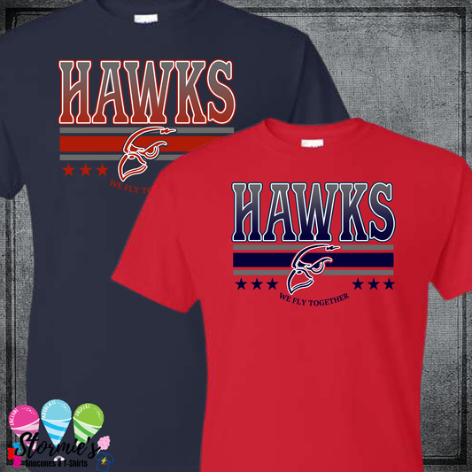 Hawks HJ We Fly Together Lines DRY FIT Shirt