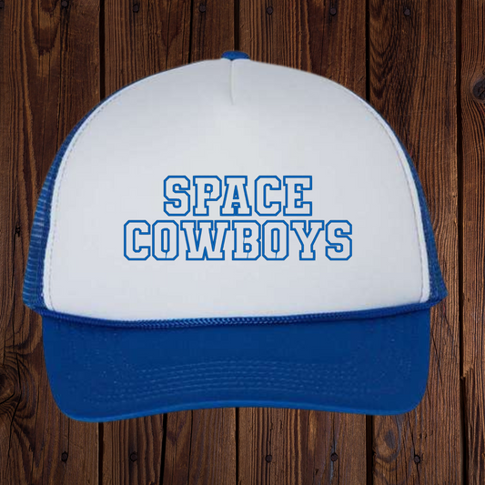 Space Cowboys Royal Blue Varsity Foam Embroidered Hat - PICK UP ONLY