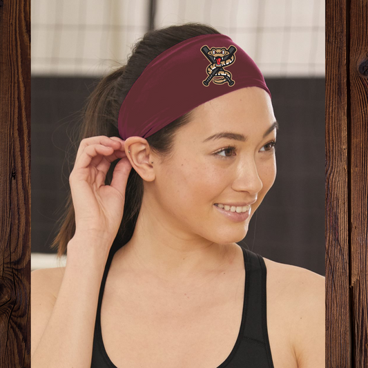 Timber Rattlers Maroon Headband