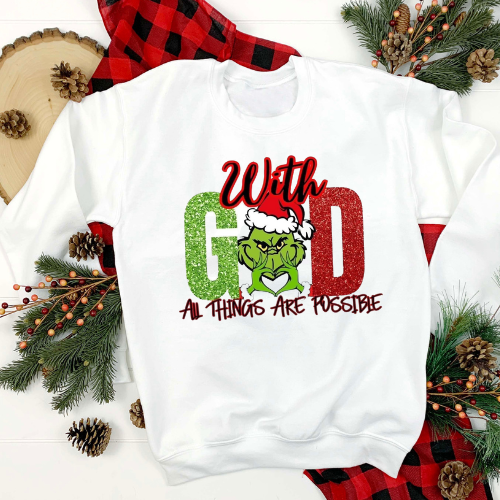 Grinch God Sweatshirt & Tshirt