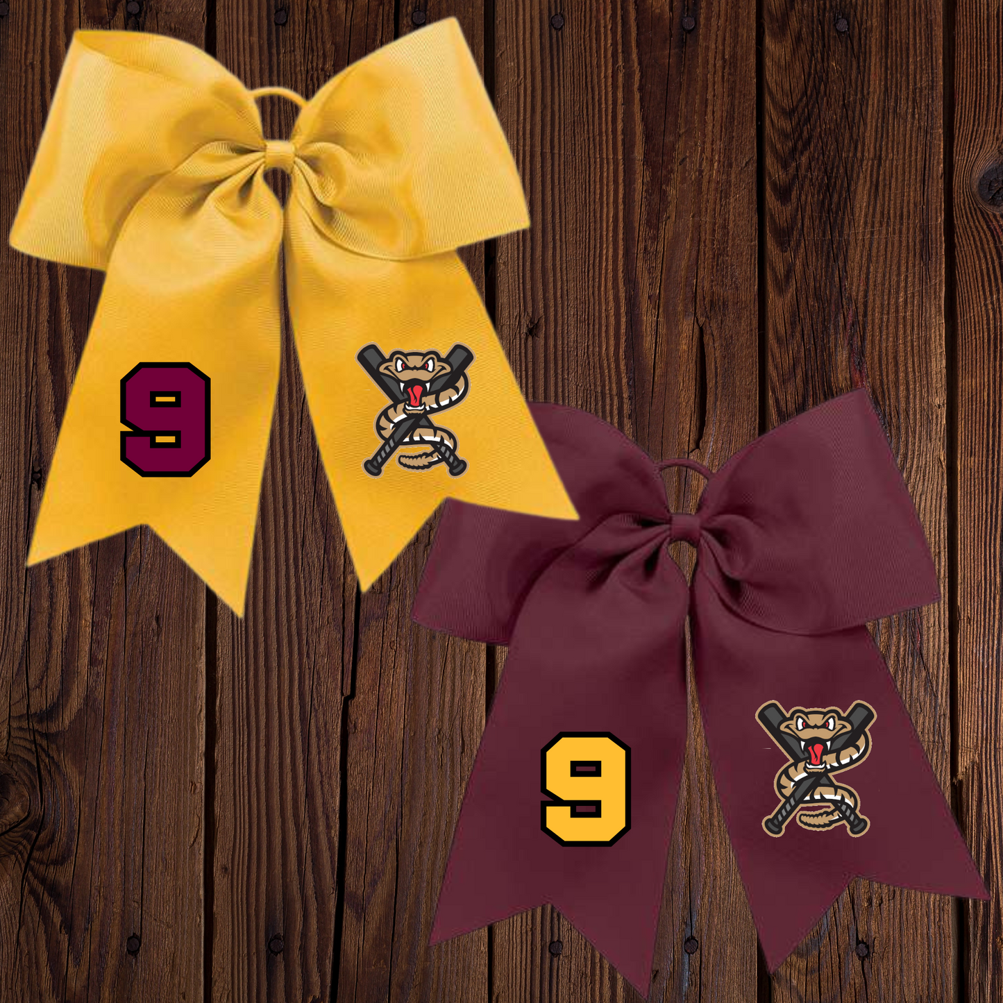 Timber Rattlers Hair Bow