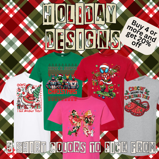 Other Holiday Spirit Days Shirts - 12+ Options