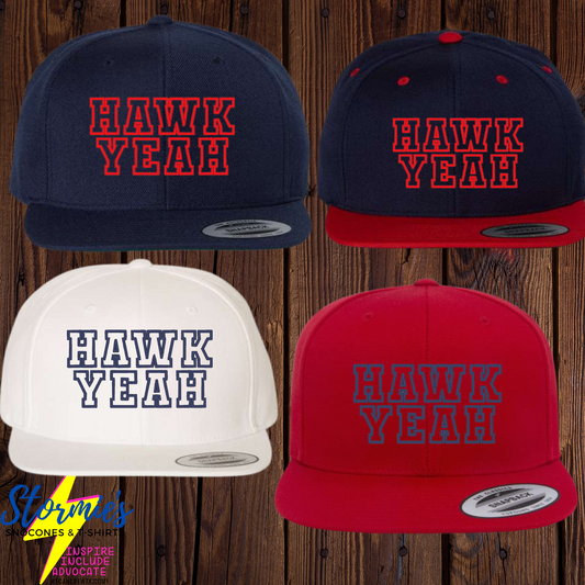 Hawk Yeah Varsity YP Classics Snapback Embroidered Hat - PICK UP ONLY