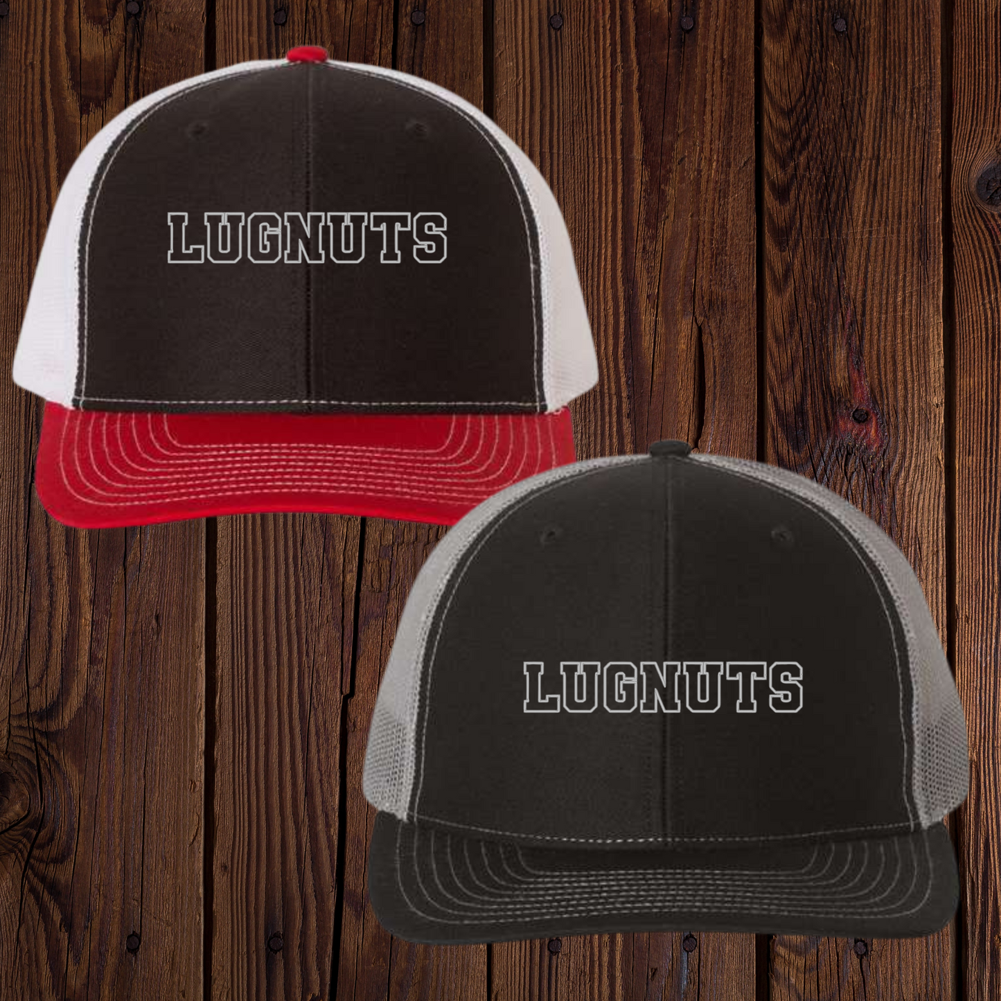 Lugnuts Varsity Richardson Mesh Back Embroidered Hat - PICK UP ONLY