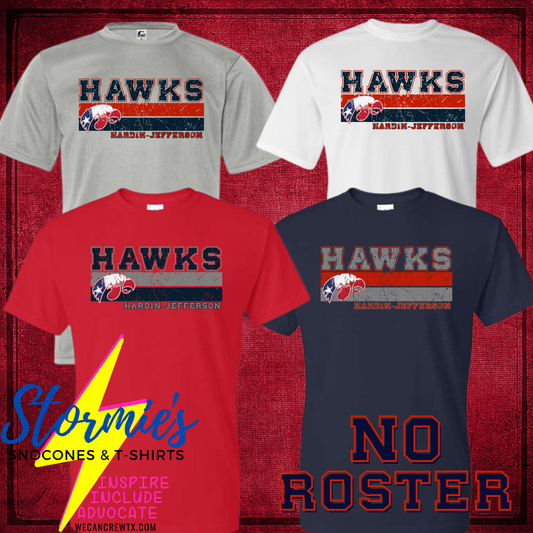 Hawks Football-Cheer 2024 Dry fit Shirt