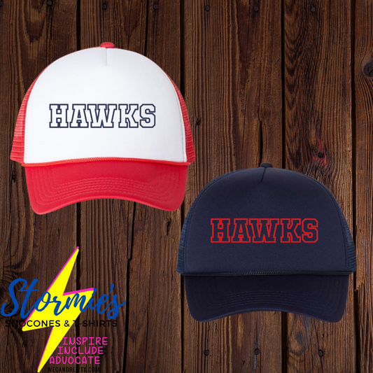 Hawks Varsity Foam Embroidered Hat - PICK UP ONLY