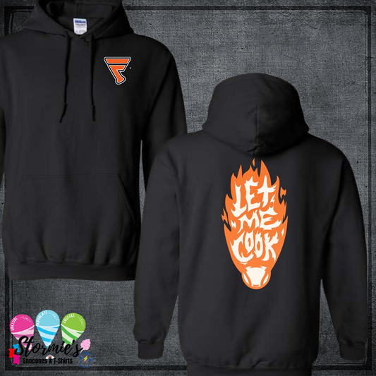 Franchise Baseball Let Me Cook Black Sweatshirt & Hoodie & Long Sleeve Shirt