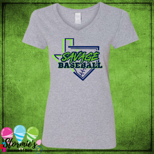 Savage Baseball 2025 V-Neck Unisex Shirt