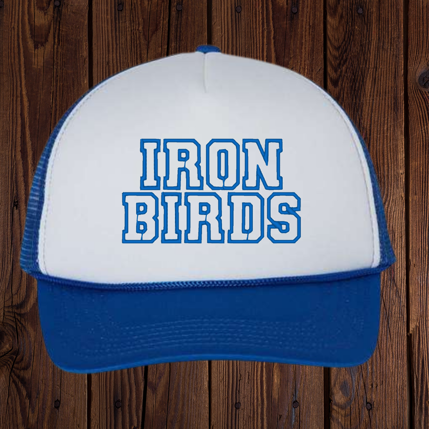 Ironbirds Royal Blue Varsity Foam Embroidered Hat - PICK UP ONLY