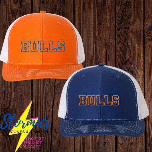 Bulls Varsity Richardson Mesh Back Embroidered Hat - PICK UP ONLY