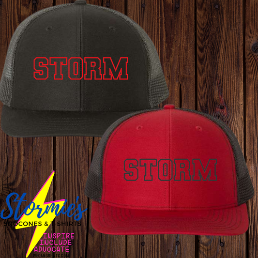 Storm Varsity Richardson Mesh Back Embroidered Hat - PICK UP ONLY