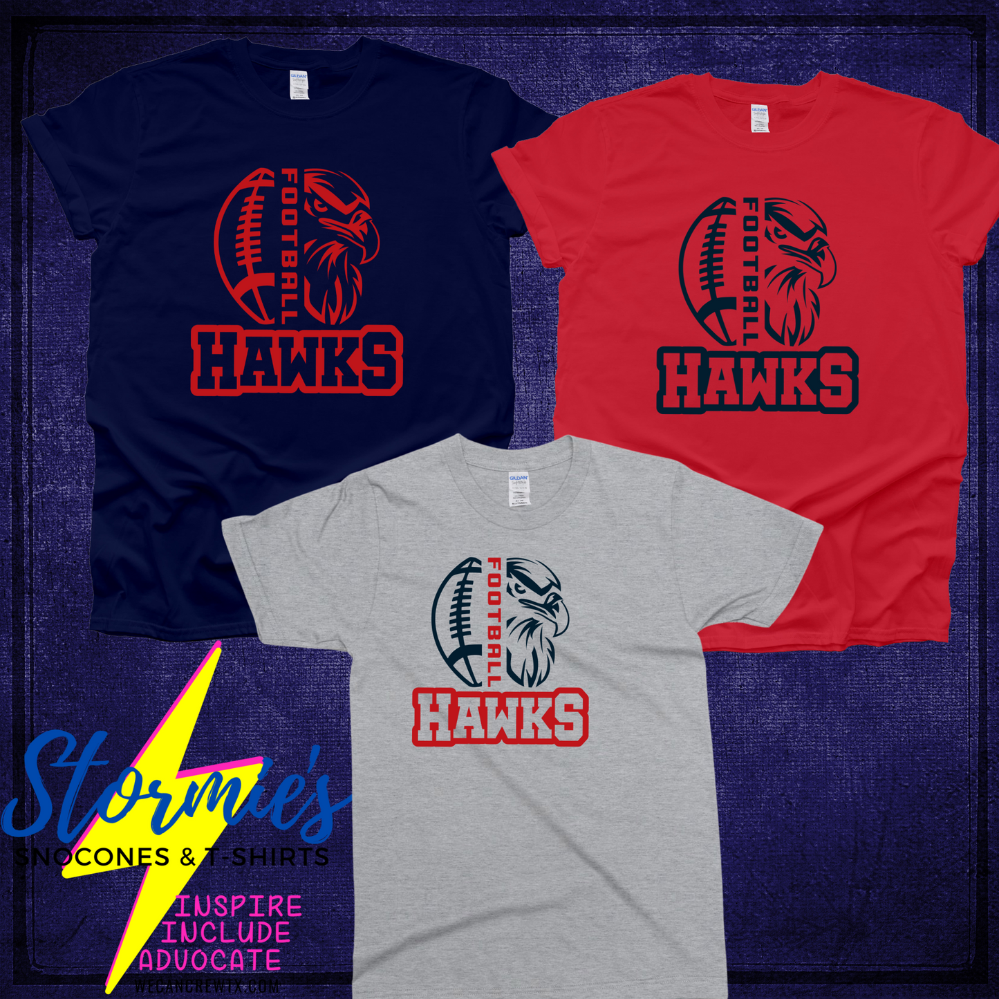 Hawks Split Football Shirt