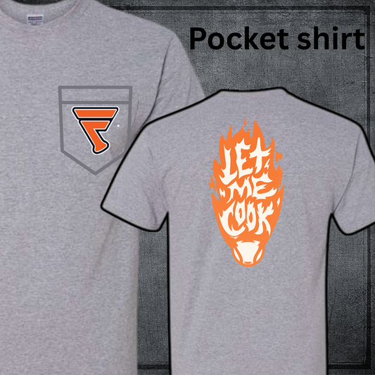 Franchise Baseball Let Me Cook POCKET TShirt 3 Colors