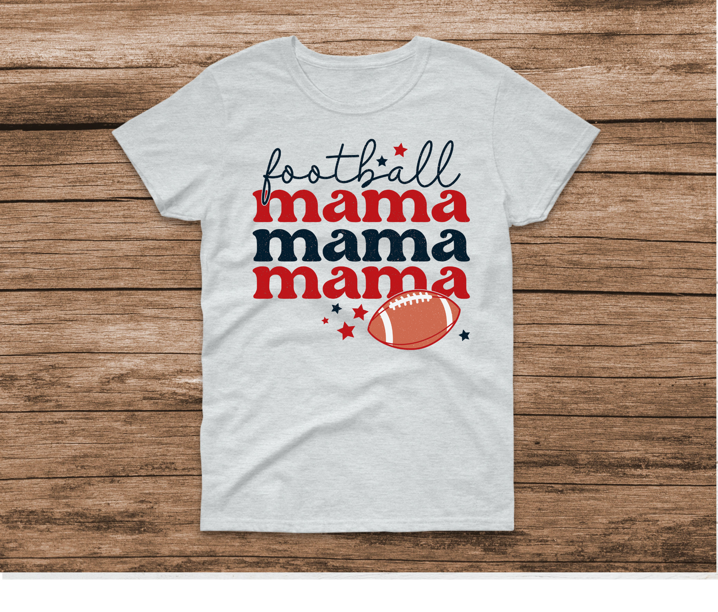 Hawks Football Mama Personalized Football Number Shirt