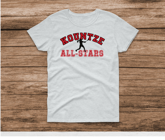 Kountze All-Stars Ash Gray Shirt and Tank Top