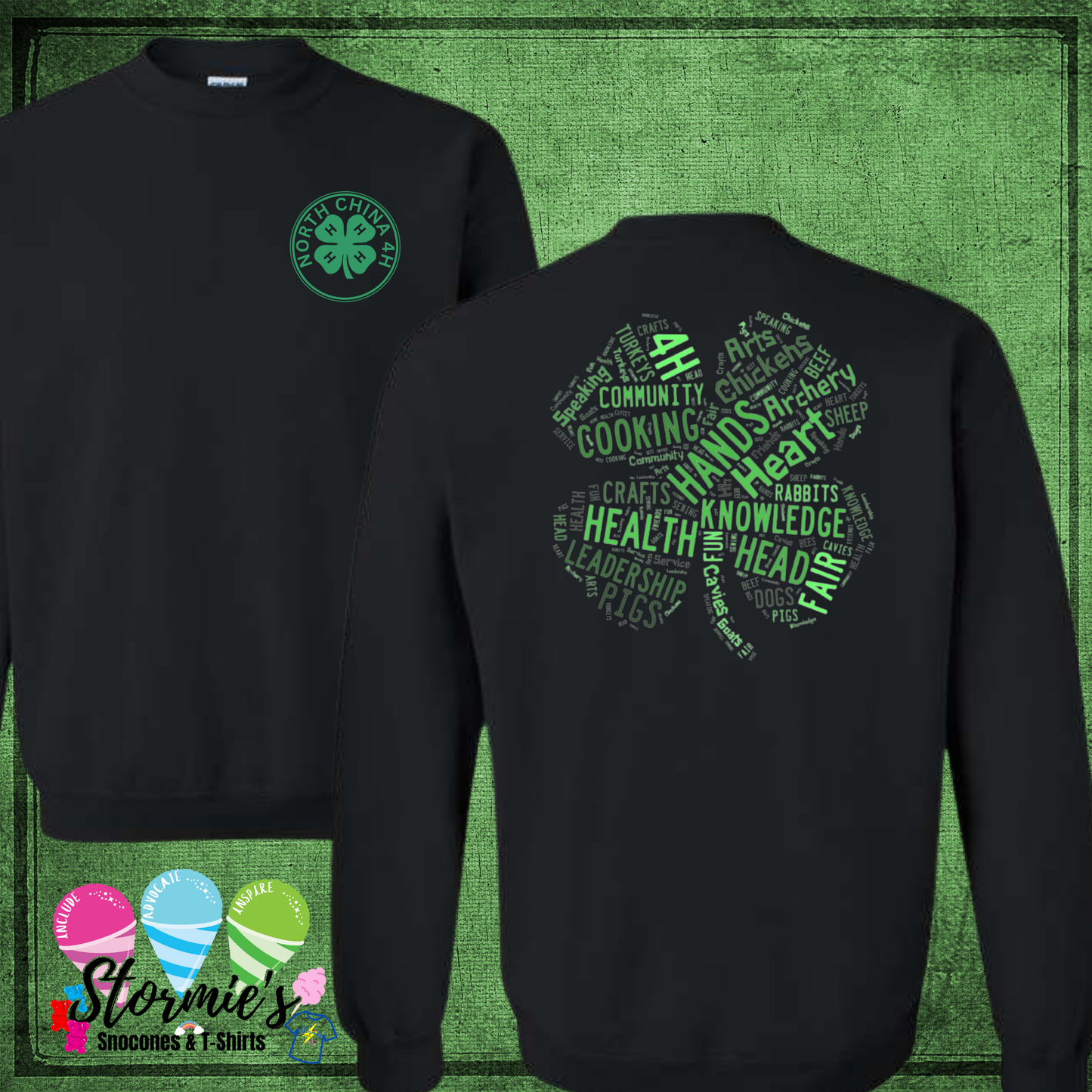 North China 4H - Black Sweatshirt & Hoodie & Long Sleeve Shirt