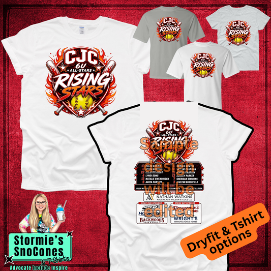 CJC 6U All Stars 2026 Rising Stars Shirt - DEADLINE TO ORDER 5/10